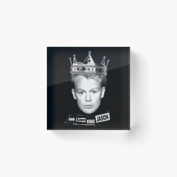 Item preview, God Save King Jason - Jason Donovan designed and sold by FashionGoesPop.
