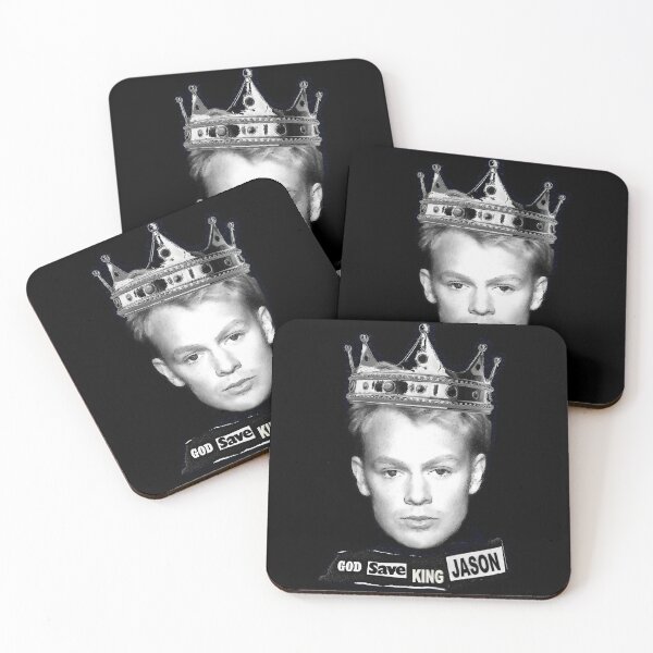 Item preview, God Save King Jason - Jason Donovan designed and sold by FashionGoesPop.