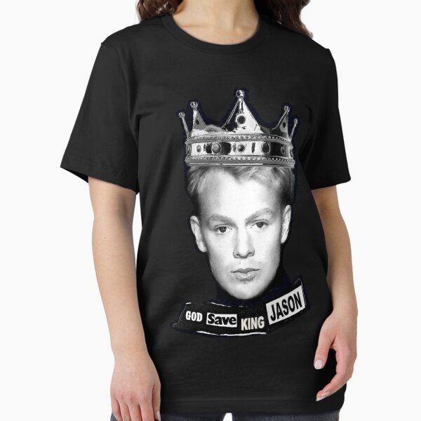 Aperçu de l'œuvre Dieu sauve le roi Jason - Jason Donovan créée et vendue par FashionGoesPop.