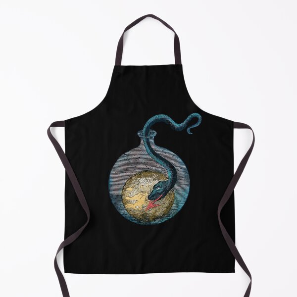 Item preview, Dragon Alchemic vintage Illustration, Johann Conrad Barchusen Esoteric mandala art designed and sold by IsisOsiris.