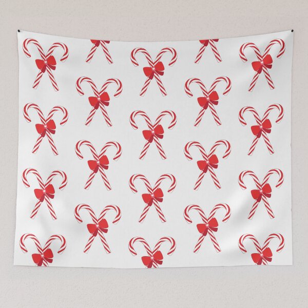 Item preview, Kawaii Cute Christmas Candy Canes Heart designed and sold by candymoondesign.