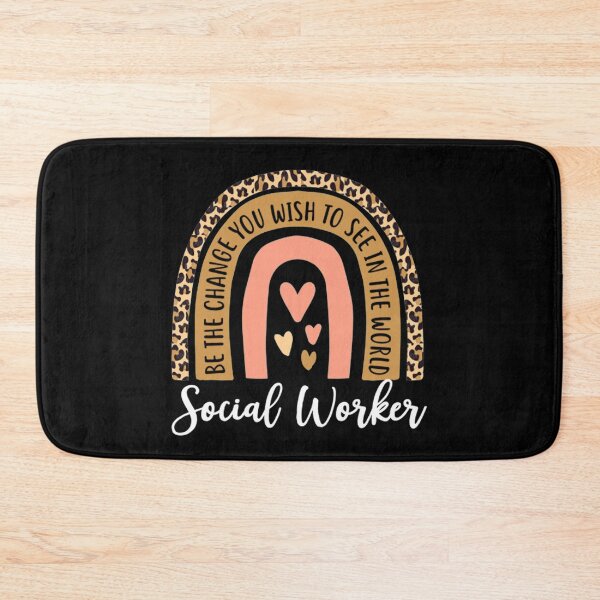 Item preview, Social Worker Leopard Rainbow Funny Work Love designed and sold by Best Designer.