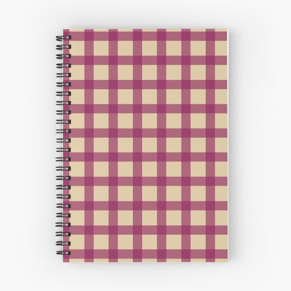 Item preview, Gingham Pattern - Pantone Fall-Winter 2021/2022 - Fuchsia Fedora & Soy Bean Beige designed and sold by nabeArtist.