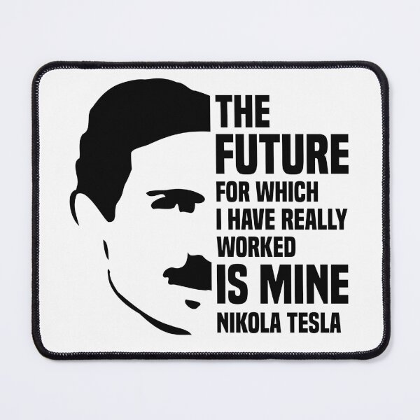 Item preview,  Nikola Tesla Portrait with a Quote designed and sold by TashaVector.