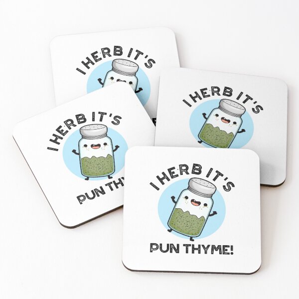Item preview, I Herb It's Pun Thyme Funny Food Puns  designed and sold by punnybone.
