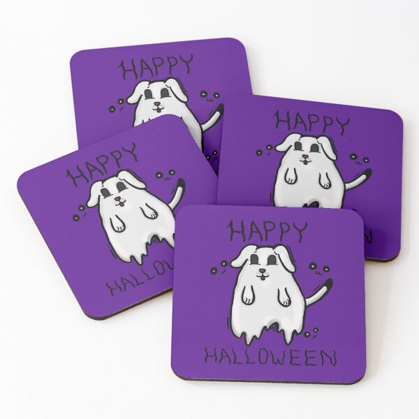 Item preview, Happy Halloween Ghost Dog designed and sold by BioLushGraphics.