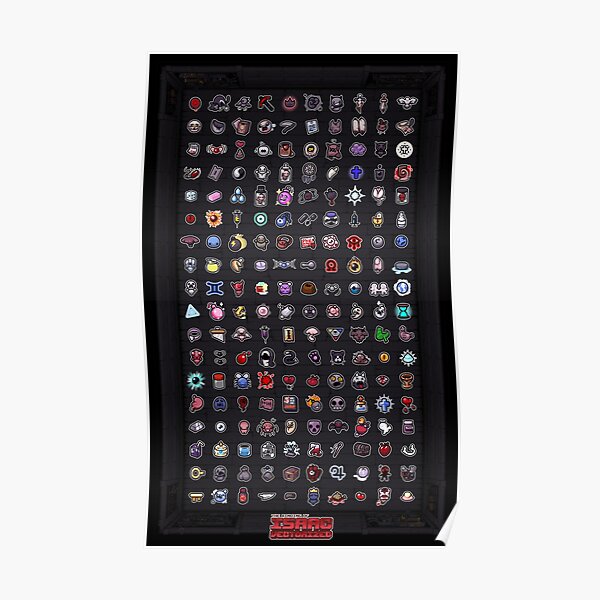 Binding of Isaac Items: Page 2 Poster