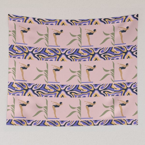 Item preview, Retro Swimmer designed and sold by PinkSnapdragon.