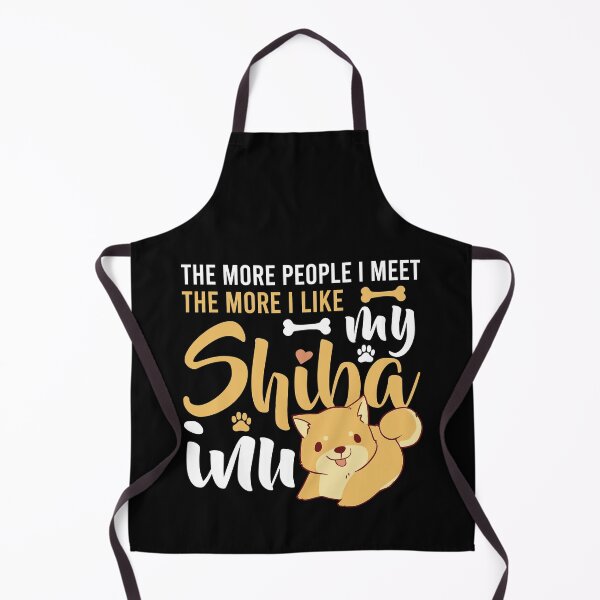 Item preview, THE MORE PEOPLE I MEET THE MORE I LIKE MY SHIBA INU COLLECTION designed and sold by JRM Tees & More Store.