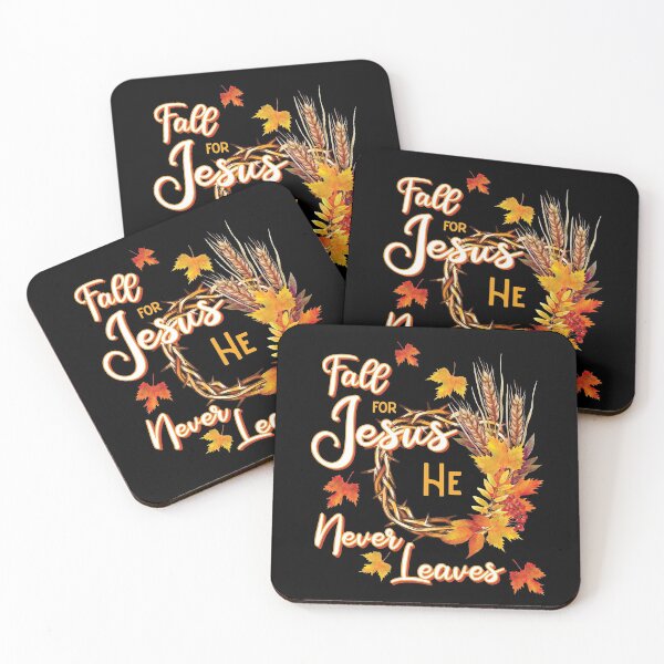 Item preview, Fall for Jesus He Never Leaves Crown of Thorns Autumn Wreath designed and sold by FlutteringWings.