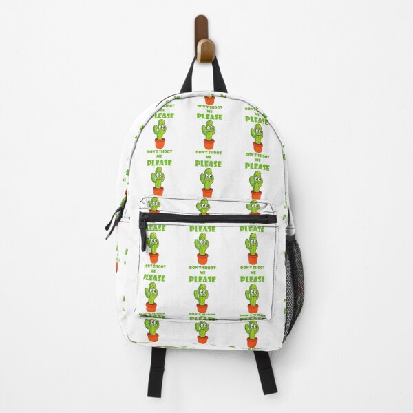 Item preview, Please Don't Shoot Me Scared Cactus designed and sold by MagiqueStickers ⭐⭐⭐⭐⭐.