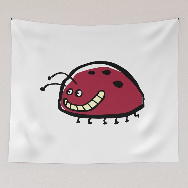 Item preview, smiling ladybug designed and sold by greendeer.