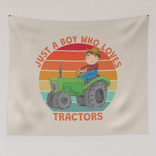 Item preview, Just a Boy Who Loves Tractors designed and sold by nando270.