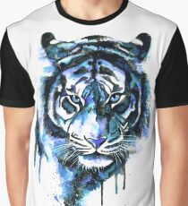 Blue Tiger Graphic T-Shirt