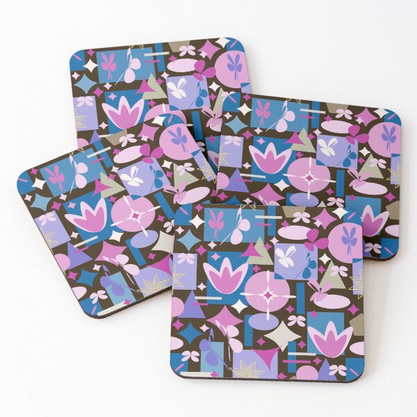 Item preview, geometry  abstraction doodle  zigzags lines flowers designed and sold by vladislava antsiferova.