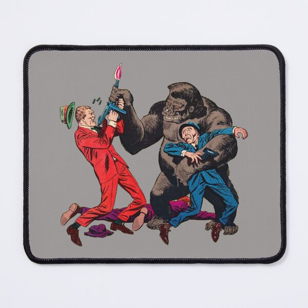 Item preview, Vintage Gorilla Gangster Retro Villain Monkey Gift designed and sold by TheAplus.