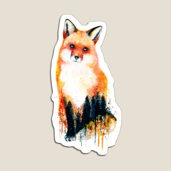 Forest Fox Magnet