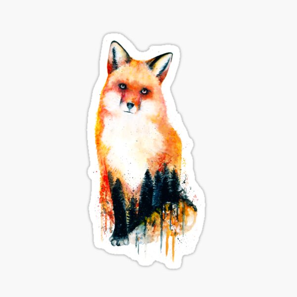 Forest Fox Sticker