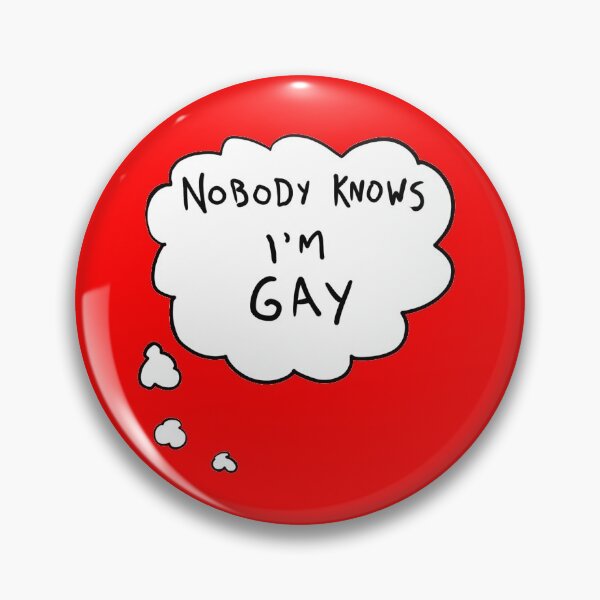 Item preview, Nobody knows I'm gay  designed and sold by ourladyofcoffee.