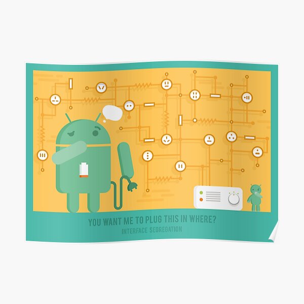 Interface Segregation - SOLID Poster