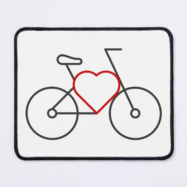 Item preview, Bicycle with heart shape. designed and sold by TashaVector.