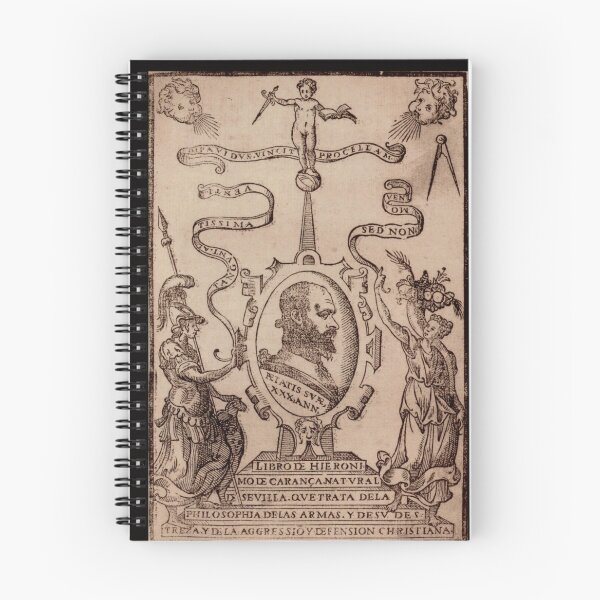 Item preview, De Carranza Book Plate- Historical European Martial Arts Spanish fencing  designed and sold by MemesOfHistory.