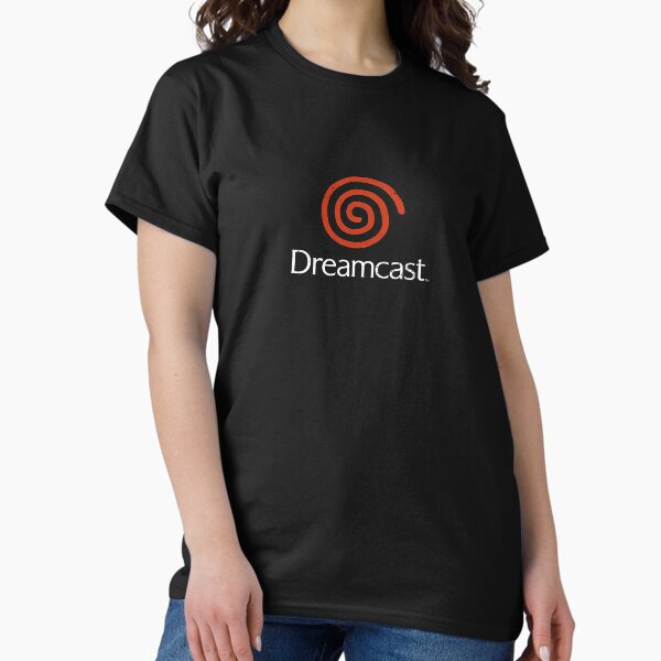 Aperçu de l'œuvre Logo de société de jeux vidéo rétro Dreamcast avec effet patiné créée et vendue par Mercy Apparel.