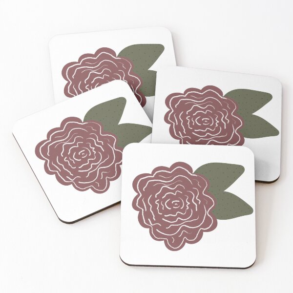 Item preview, Maroon Peony Design - Sweet Fern Design Co.  designed and sold by autumnallen15.