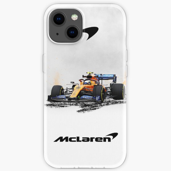 McLaren F1 Poster & toile- Lando Norris formule 1 Coque souple iPhone