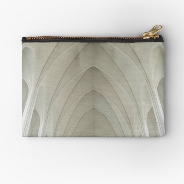 White Church Ceiling Zipper Pouch