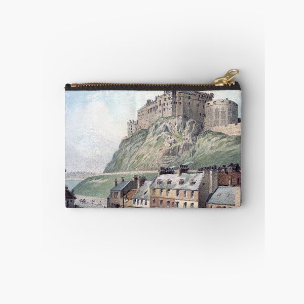 Item preview, Vintage Illustration of Edinburgh Castle from The Grassmarket designed and sold by yourscotland.