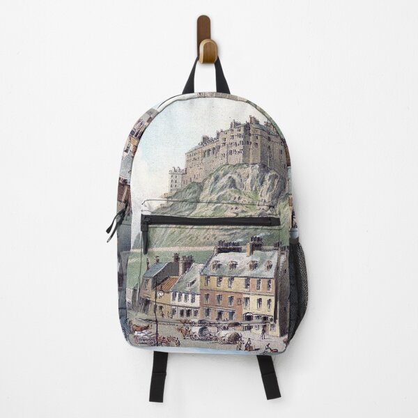 Item preview, Vintage Illustration of Edinburgh Castle from The Grassmarket designed and sold by yourscotland.