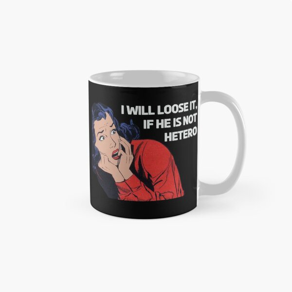 Item preview, Vintage Hetero Scared Woman Retro Love Gift designed and sold by TheAplus.