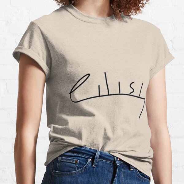 SIGNATURE Billie Eilish | Cadeau parfait | cadeau Billie Eilish T-shirt classique
