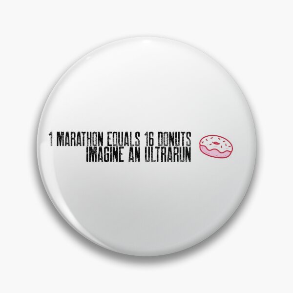 Item preview, 1 marathon equals 16 donuts, imagine an ultrarun designed and sold by Whatalifestyle.