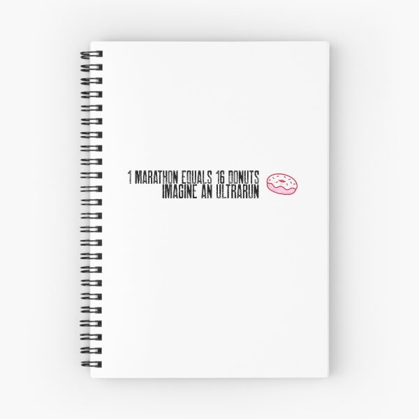 Item preview, 1 marathon equals 16 donuts, imagine an ultrarun designed and sold by Whatalifestyle.