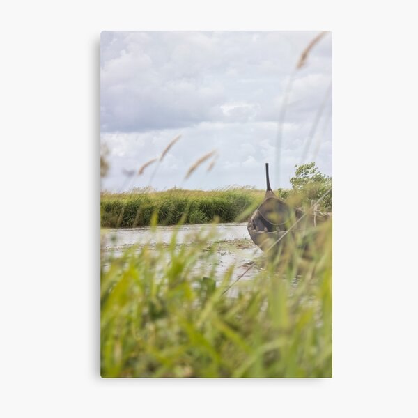 Viking boat Metal Print