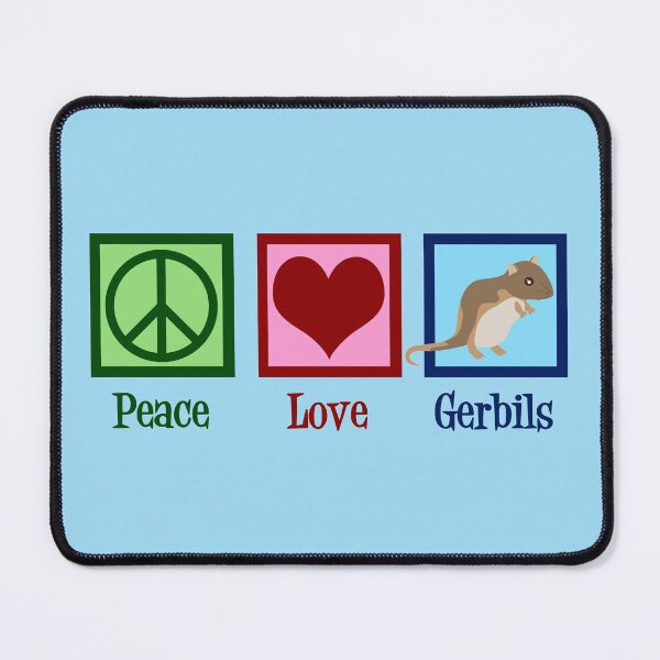 Item preview, Peace Love Gerbils designed and sold by Epic Love Designs.