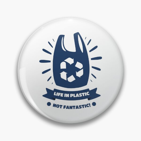 Item preview, Life in plastic NOT fantastic! No plastic bags designed and sold by Happy Puppy Print On Demand.