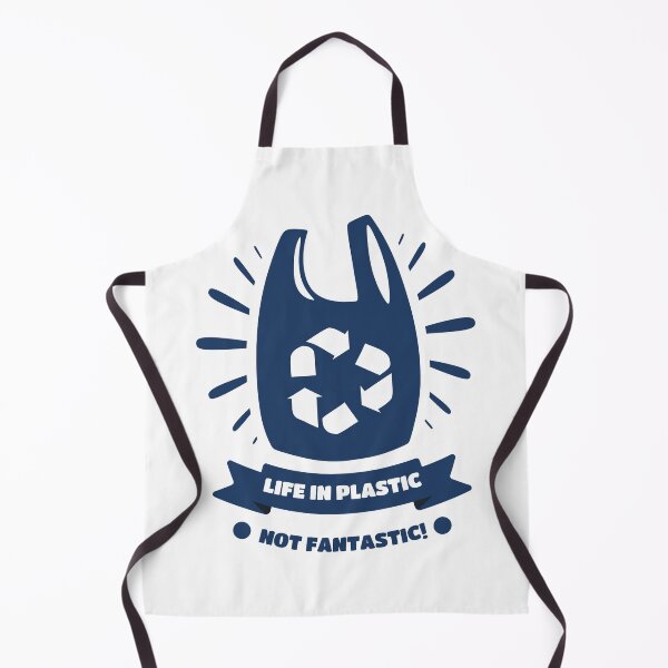 Item preview, Life in plastic NOT fantastic! No plastic bags designed and sold by Happy Puppy Print On Demand.