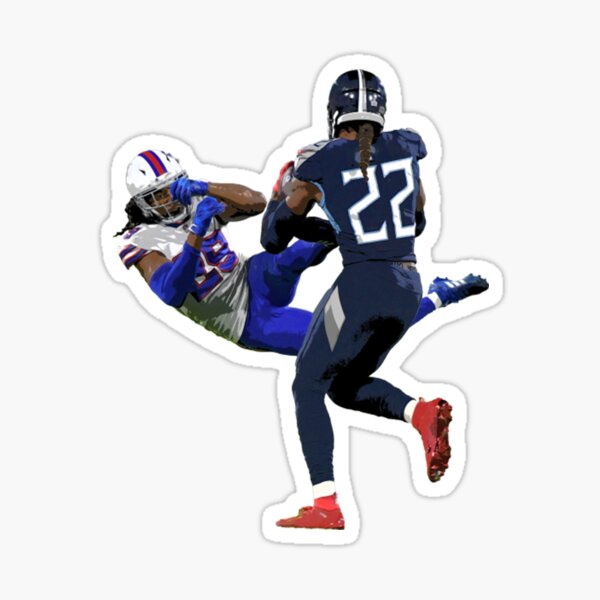 Tennessee Titans: Derrick Henry 2022 White Jersey - Officially Licensed NFL  Removable Adhesive Decal