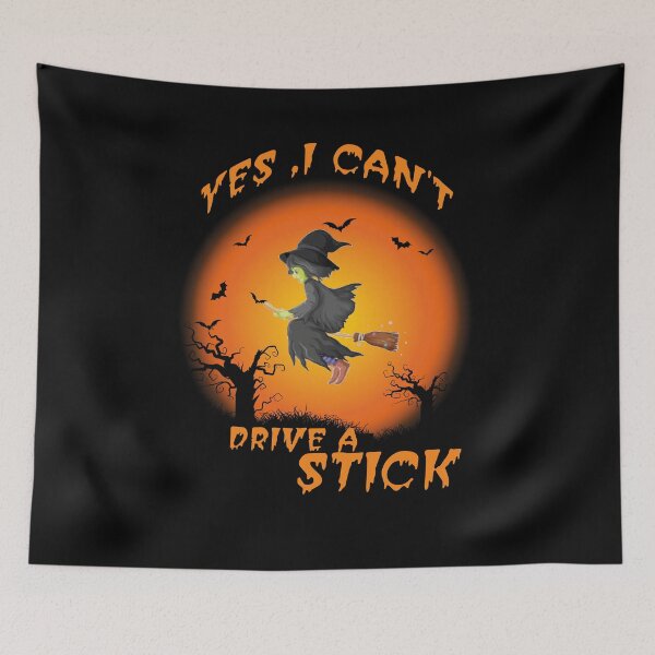 Item preview, why yes actually i can drive a stick ,Halloween gift  designed and sold by justbejoker.