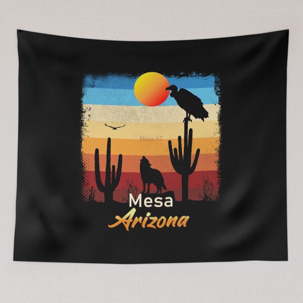 Item preview, Mesa  Arizona AZ Sunset Coyote  Vulture Cactus Desert Arizonan designed and sold by Cuatrocaminos.