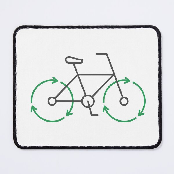 Item preview, Bicycle with recycle arrows  designed and sold by TashaVector.