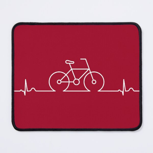 Item preview, Bicycle with heart beat line, ekg. designed and sold by TashaVector.