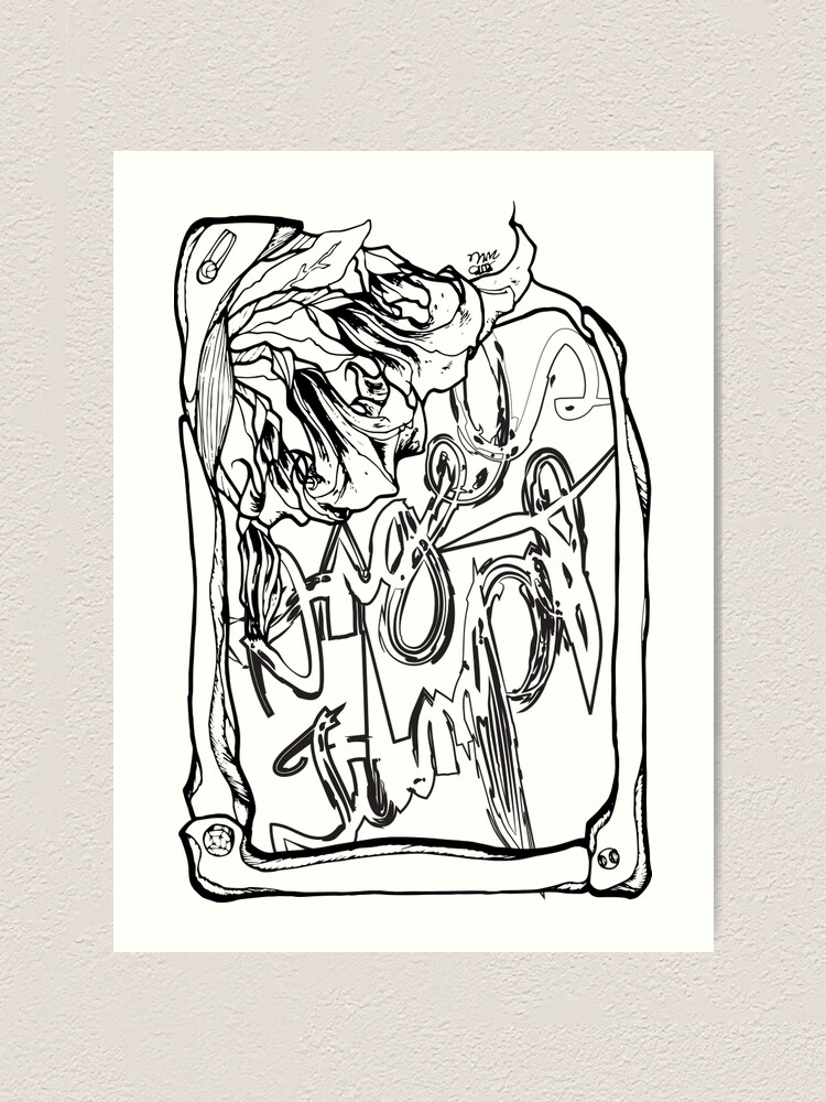 Thumbnail 1 of 3, Art Print, Angels Trumpet designed and sold by PetshapIncs.