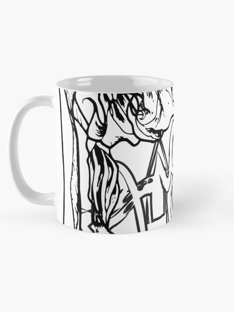 Thumbnail 5 of 6, Coffee Mug, Angels Trumpet designed and sold by PetshapIncs.