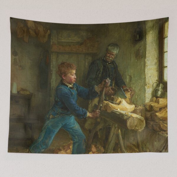 Item preview, The Young Sabot Maker by Henry Ossawa Tanner (1895) designed and sold by allhistory.