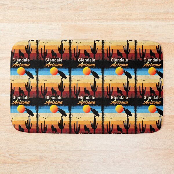 Item preview, Glendale Arizona AZ Sunset Coyote  Vulture Cactus Desert Arizonan designed and sold by Cuatrocaminos.