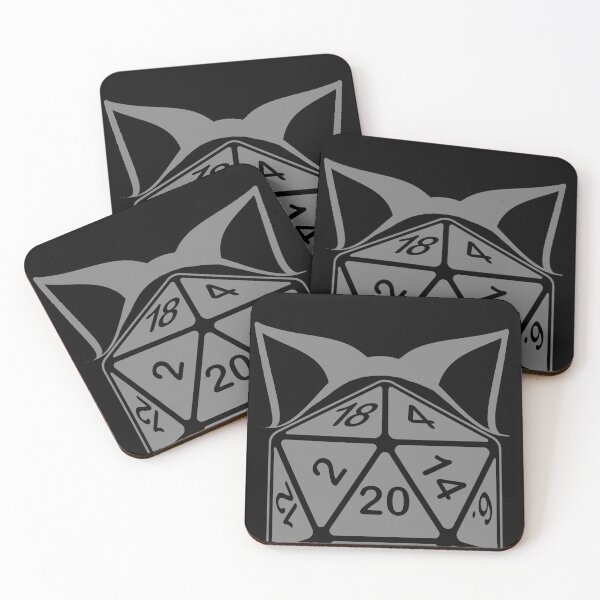 Item preview, Critty Cat Critical Hit d20 Polyhedral Dice Design designed and sold by Candlewood Museum & Gift Shoppe.